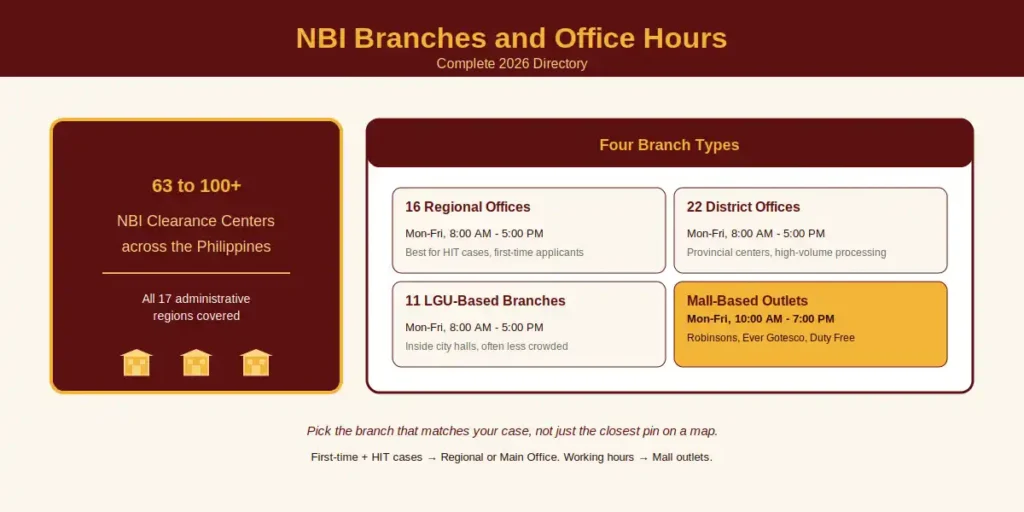 NBI Branches and Office Hours 1 NBI Branches and Office Hours