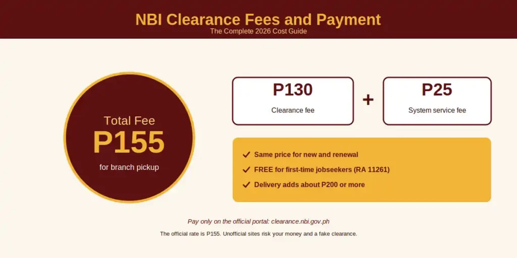 NBI Clearance Fees and Payment