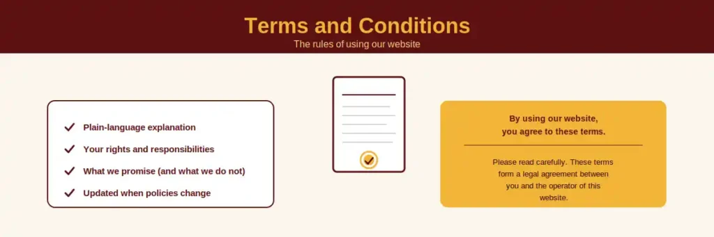 Terms and Conditions